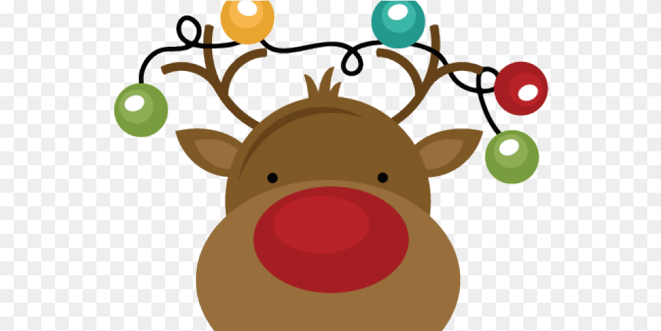 Reindeer Clipart Deer Cute Reindeer Clipart Transparent Cute Christmas Clip Art, Animal, Mammal, Wildlife, Elk Free Png Download
