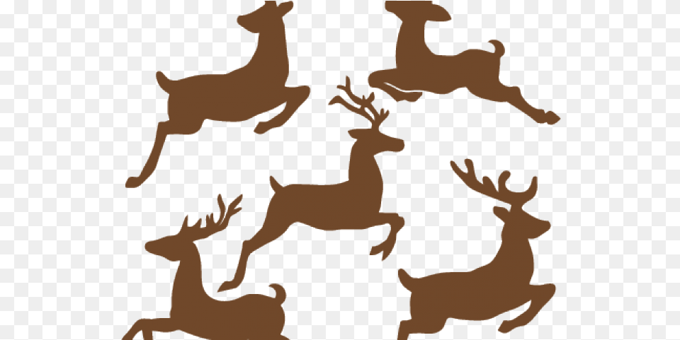 Reindeer Clipart Flying Cute Christmas Reindeer Flying, Animal, Deer, Mammal, Wildlife Free Png Download