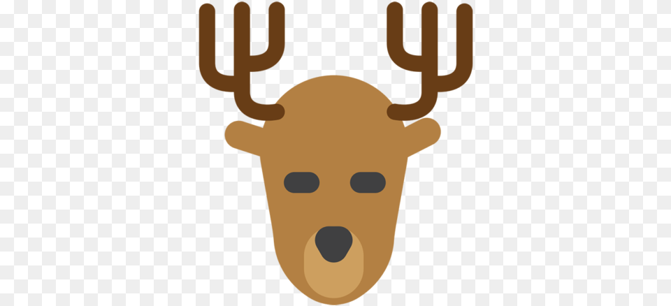 Reindeer Emoji, Animal, Deer, Mammal, Wildlife Free Png