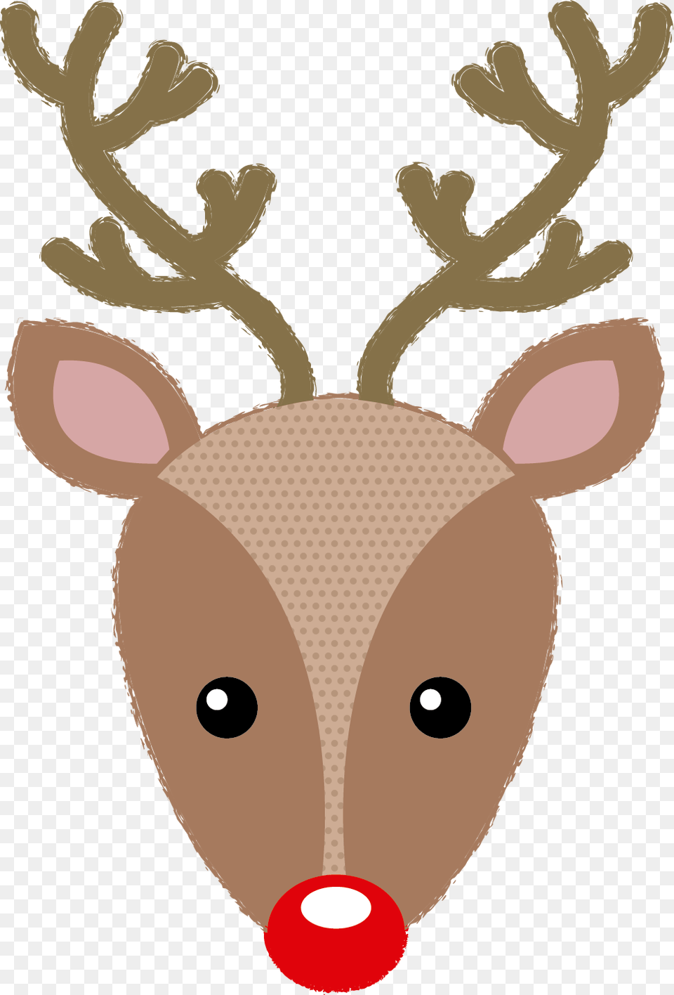 Reindeer Istock Sketch Merry Christmas Happy New Year Cute, Wildlife, Animal, Deer, Mammal Free Png