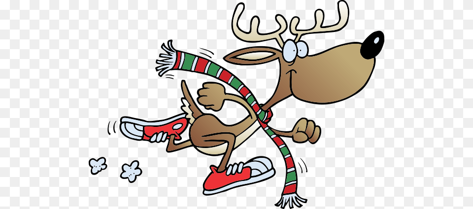 Reindeer Run, Animal, Deer, Mammal, Wildlife Free Png Download