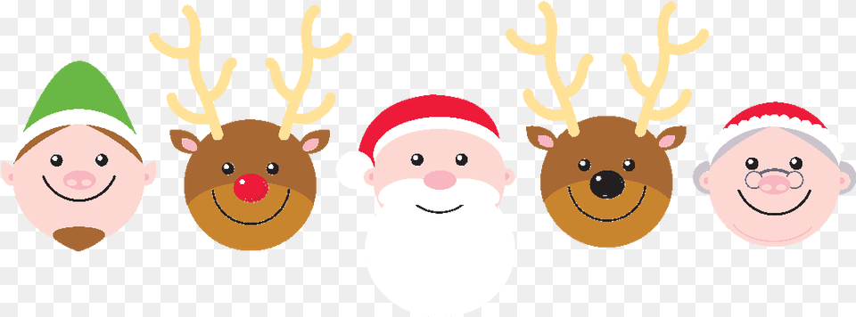 Reindeer Santa Claus Christmas Ornament Christmas Day Christmas Ornaments Printable Reindeer, Animal, Wildlife, Deer, Mammal Free Transparent Png