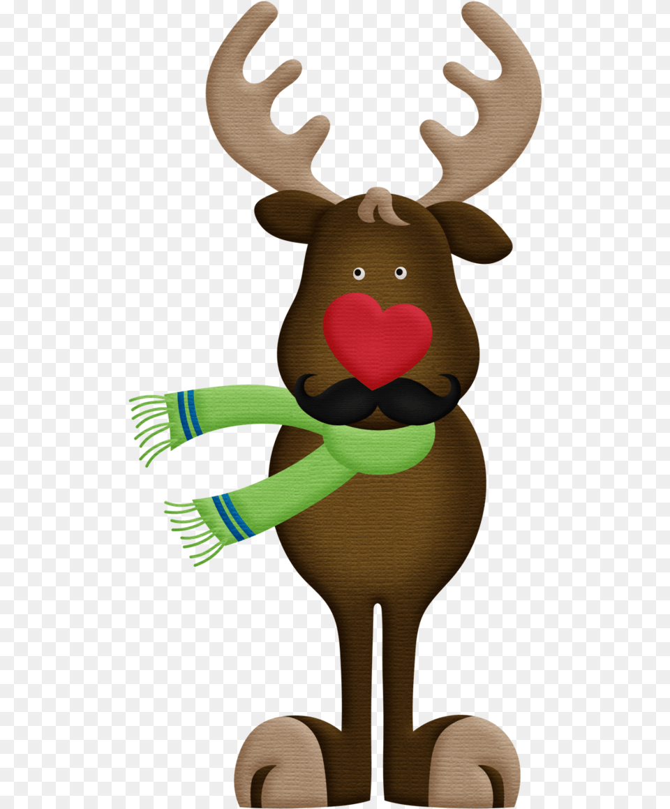 Reindeer Santa Claus Christmas Ornament Deer For Animal Figure, Mammal, Wildlife, Elk Png Image