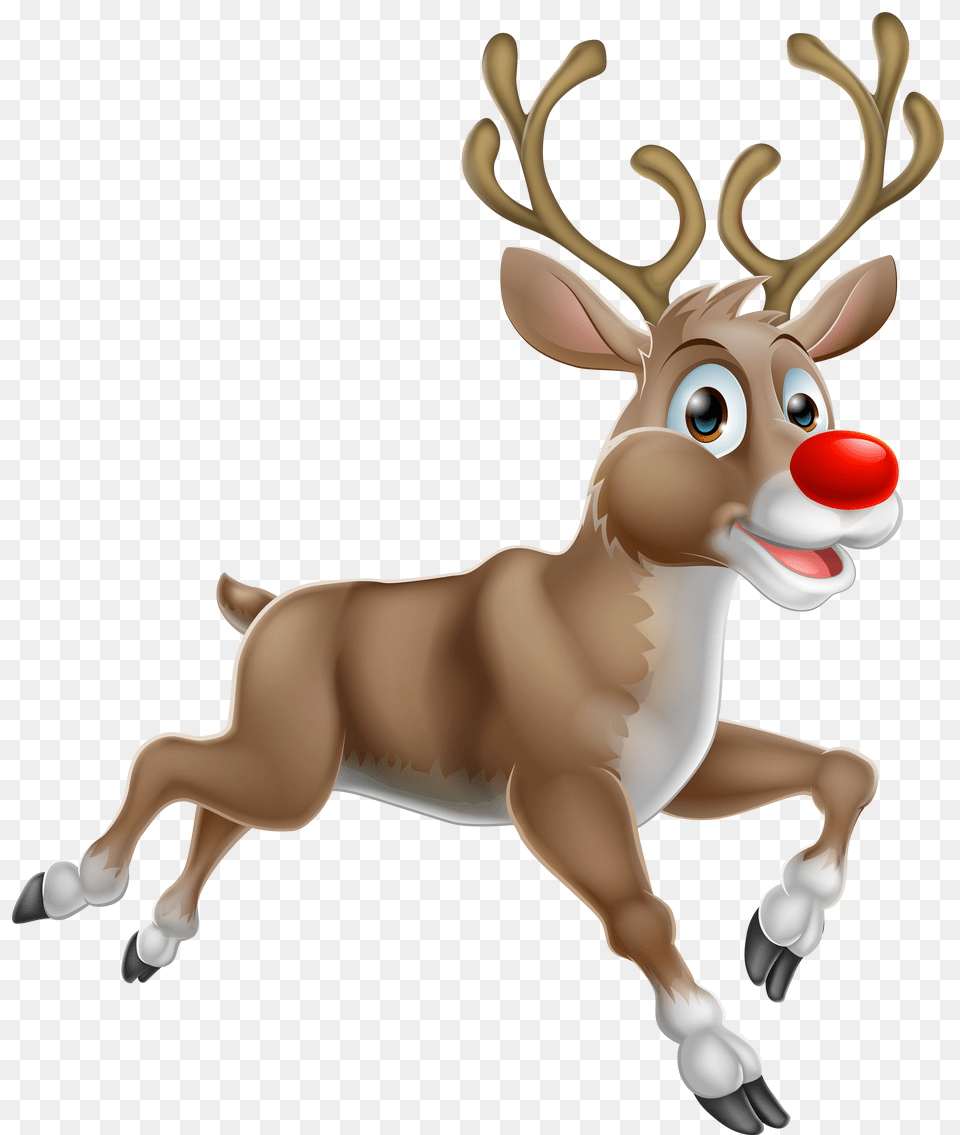 Reindeer Scarf Clipart Christmas Reindeer, Animal, Deer, Mammal, Wildlife Free Transparent Png
