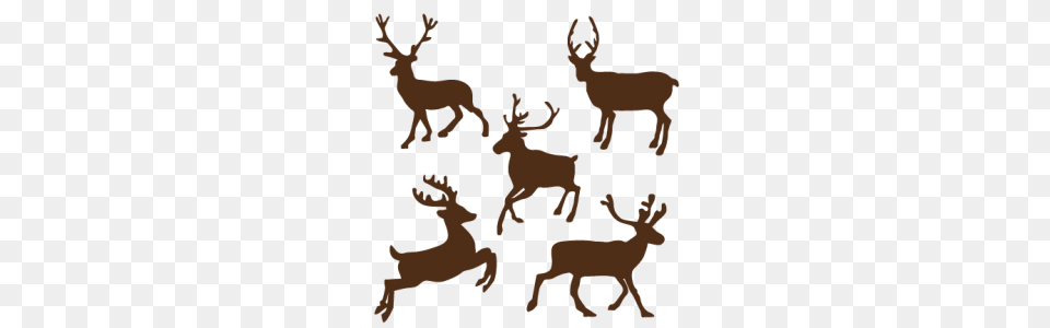 Reindeer Set Cutting For Scrapbooking Cute, Animal, Deer, Mammal, Wildlife Free Transparent Png