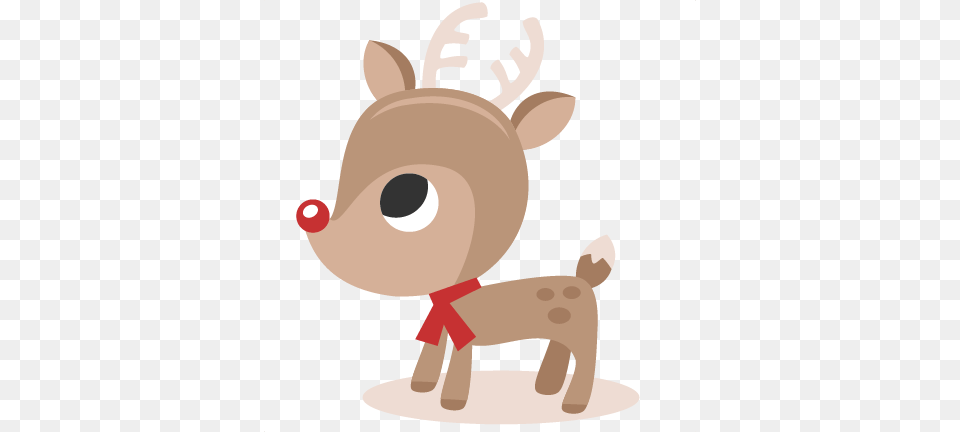Reindeer Svg Cutting Files Christmas Svg Cut Files Cute Christmas Reindeer Clipart, Animal, Mammal, Deer, Wildlife Free Transparent Png