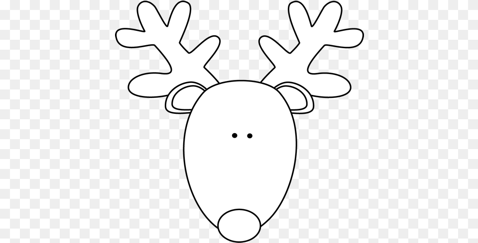 Reindeer Template Transparent U0026 Clipart Free Download Ywd Hot Chocolate Labels For Christmas, Stencil, Animal, Deer, Mammal Png