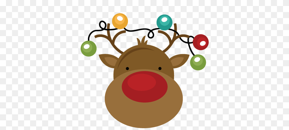 Reindeer With Lights, Animal, Deer, Mammal, Wildlife Free Png