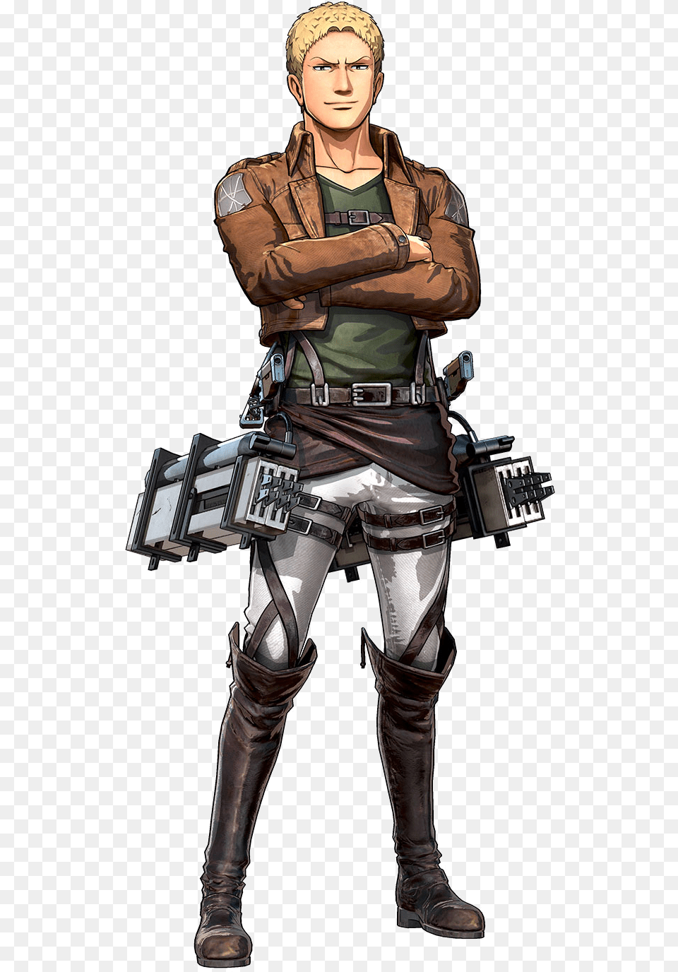 Reiner Braun Attack On Titan Wings Of Freedom Reiner, Male, Man, Costume, Person Png