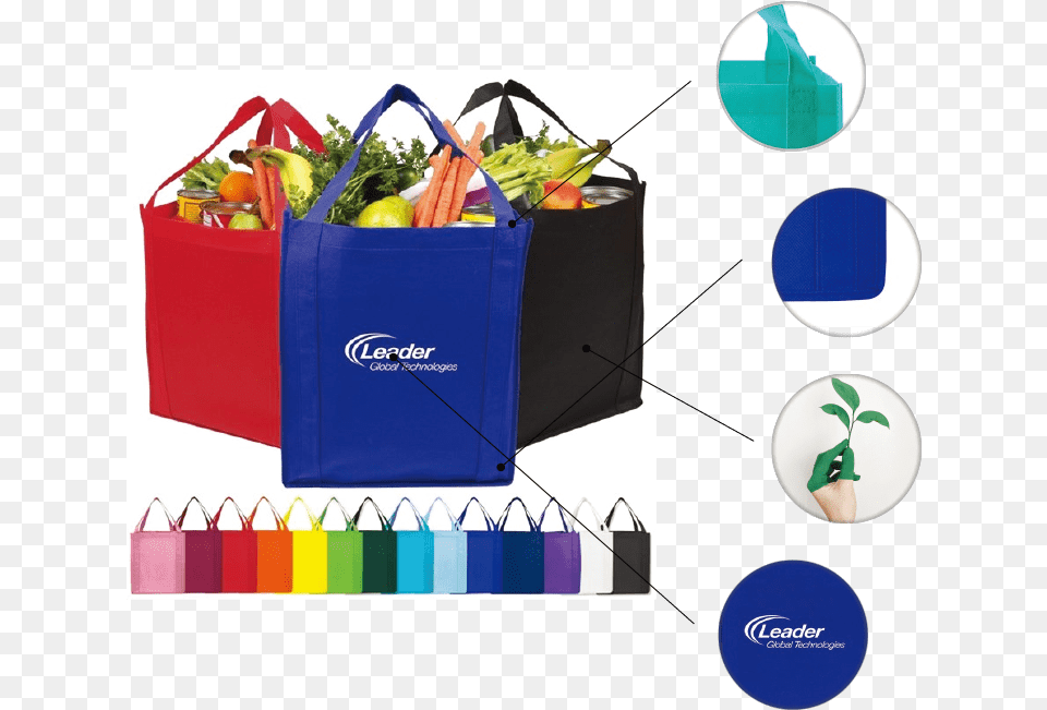 Reinforced Handles 10 Bottom Gusset Eco Friendly Supermarket Bag Recycling, Shopping Bag, Accessories, Handbag, Tote Bag Free Transparent Png