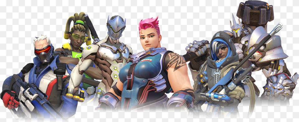 Reinhardt And Zarya, Adult, Person, Woman, Female Free Png Download