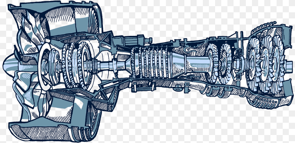 Reinventing The Jet Engine Assault Rifle, Machine, Spoke, Motor, Gun Free Png