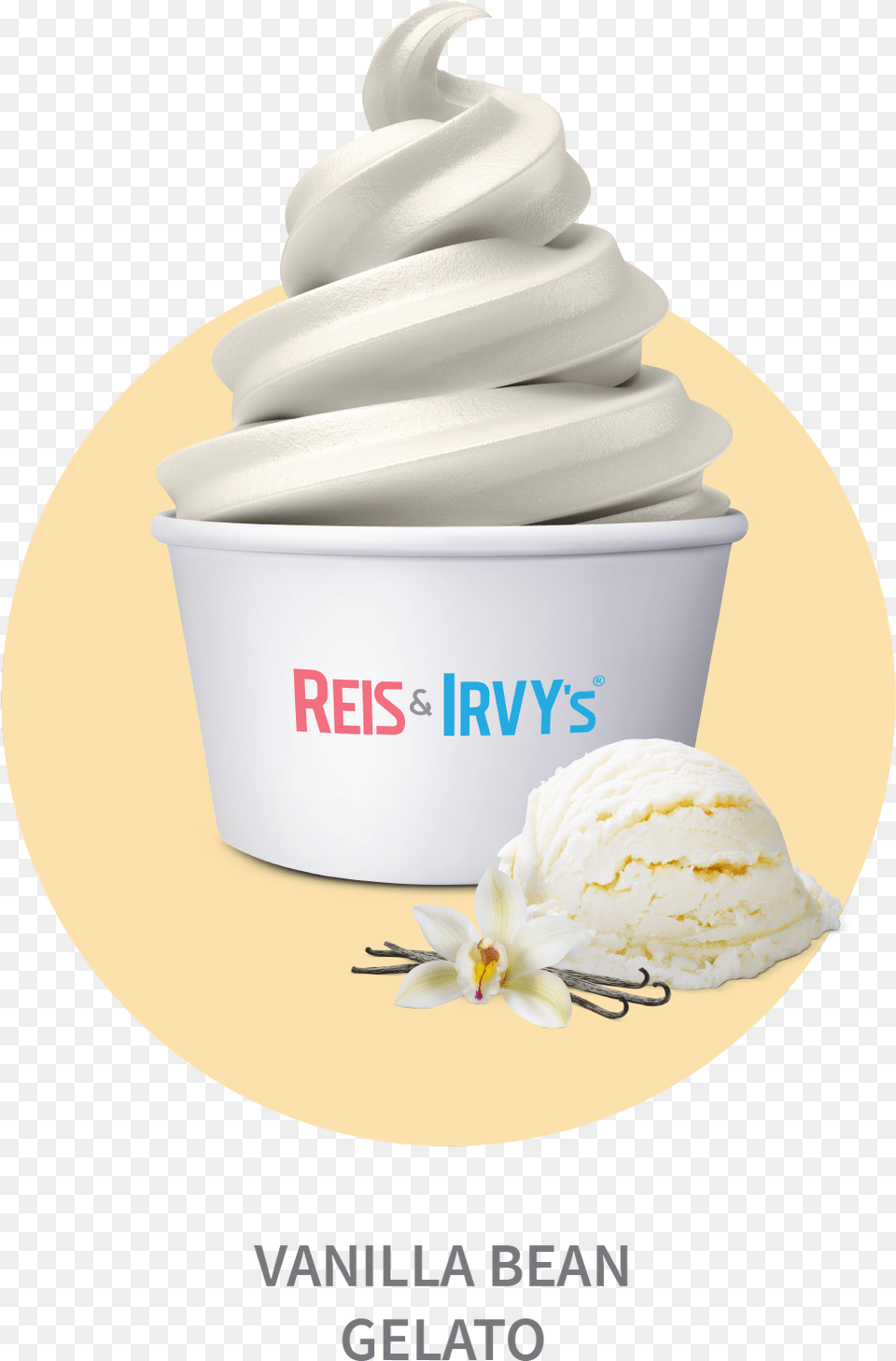 Reis Amp Irvy39s, Food, Cream, Dessert, Ice Cream Free Png