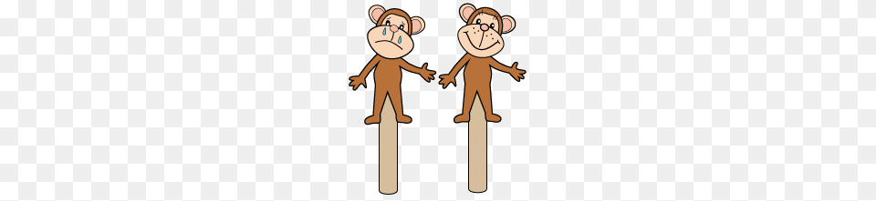 Rejoicing Stick Monkeys, Baby, Person, Animal, Bear Free Png Download