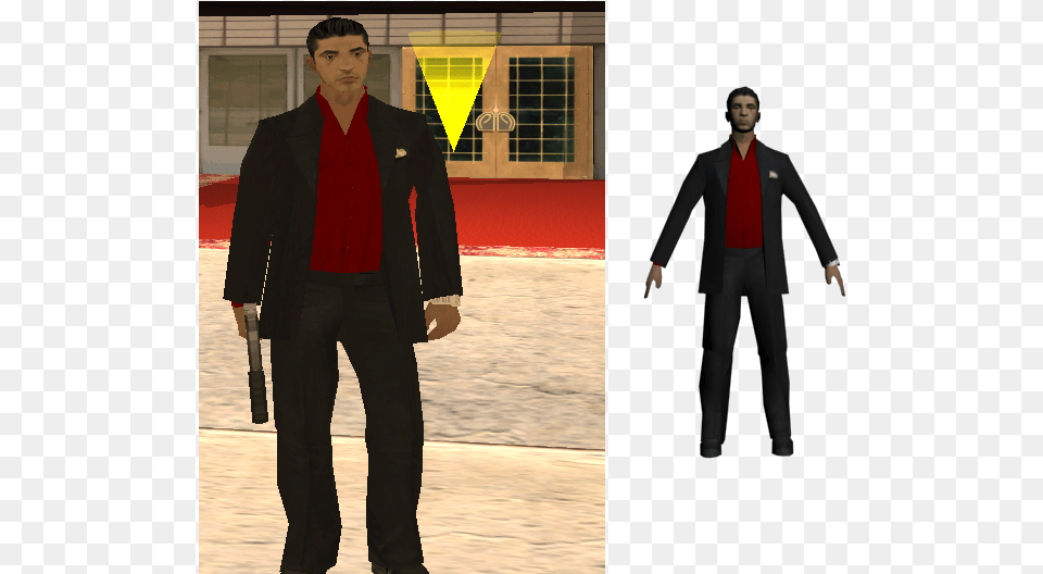 Rel Elegant Italian Mobster Sindacco Skin Mod, Jacket, Long Sleeve, Suit, Formal Wear Png