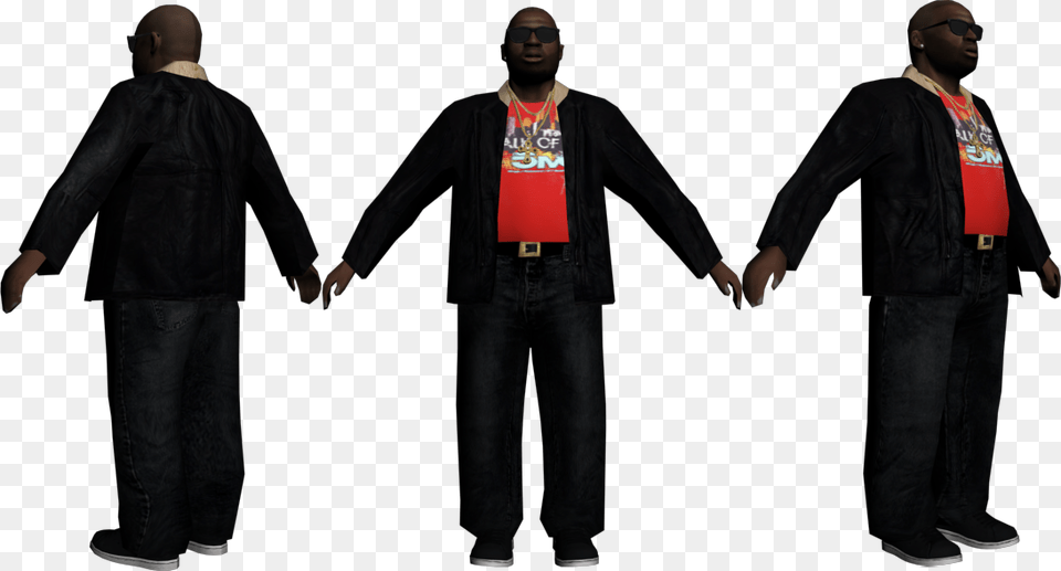 Rel Jamal Jefferies Fat Manlooks Kinda Like Rick Ross, Sleeve, Person, People, Long Sleeve Free Transparent Png