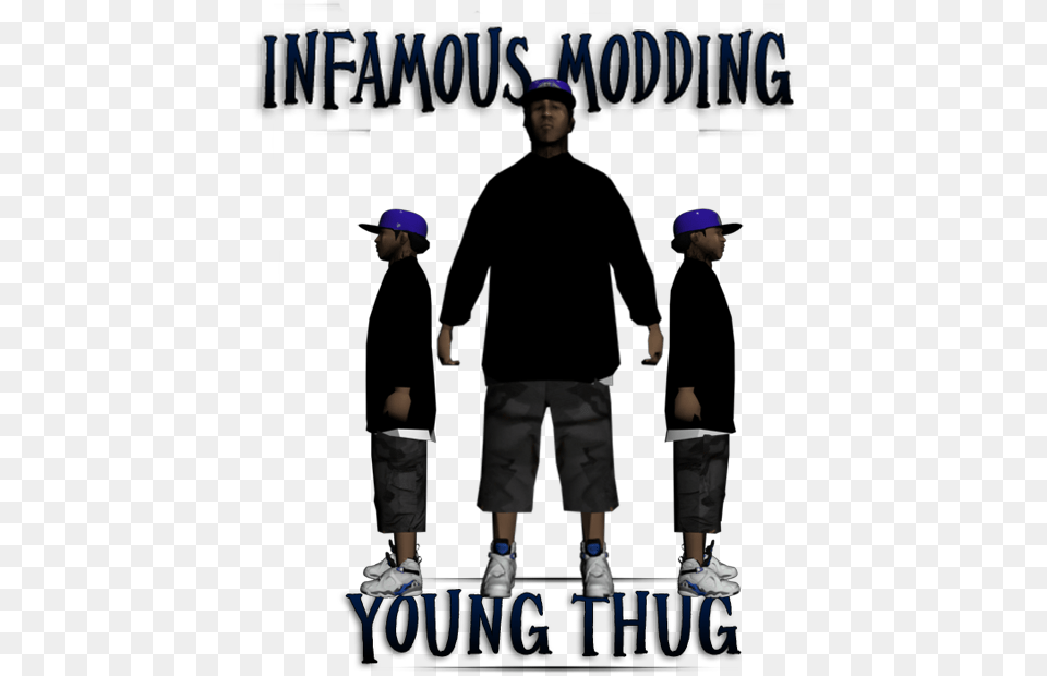 Rel Young Thug Gta San Andreas Young Thug, Sneaker, Shorts, Shoe, Person Free Png