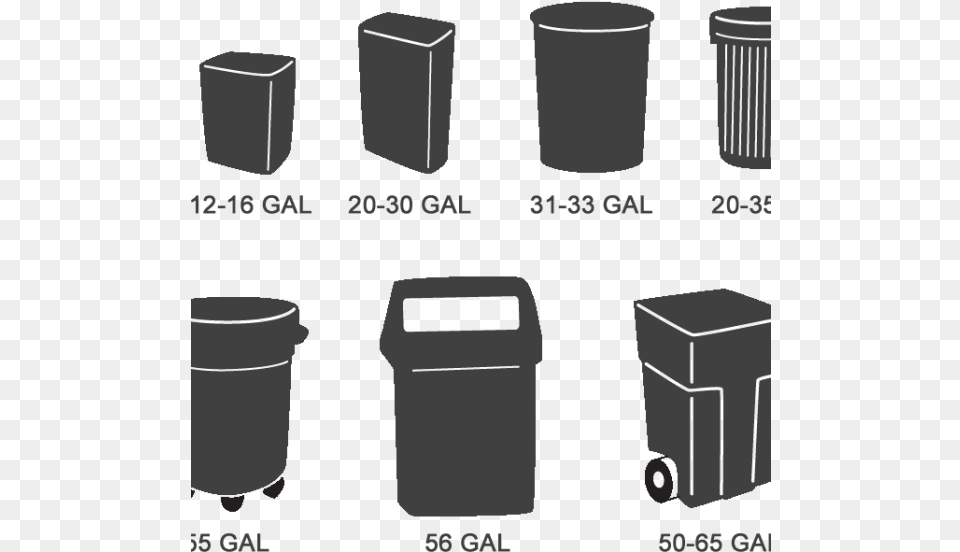 Related Products 12 16 Gallon Trash Can, Tin, Trash Can, Mailbox Free Transparent Png