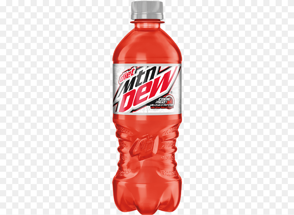 Related Products Code Red Mountain Dew, Bottle, Beverage, Soda, Food Free Png Download