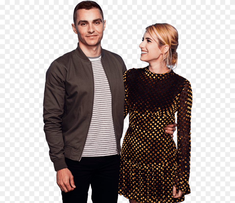 Related Wallpapers Emma Roberts Dave Franco, Adult, Sleeve, Person, Long Sleeve Png Image