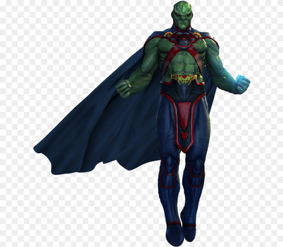 Related Wallpapers Martian Manhunter Injustice 2, Cape, Clothing, Adult, Male Free Png Download