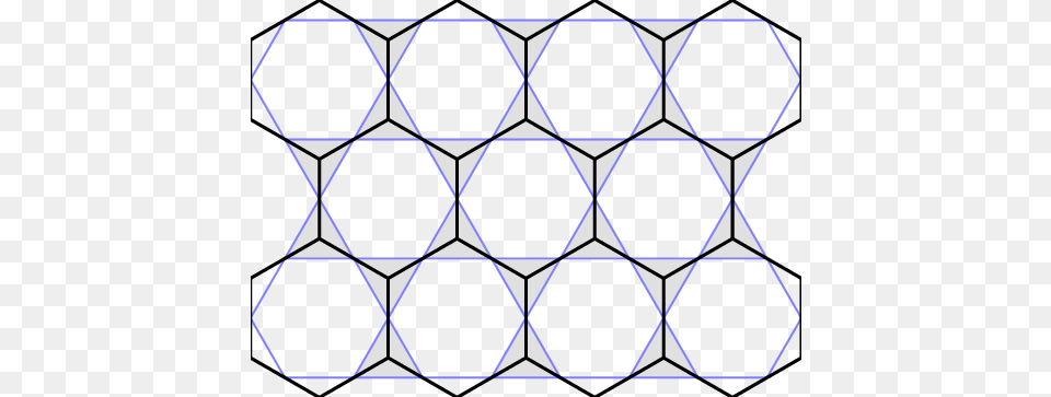 Relationship Between The Honeycomb And Kagome Lattices Kagome Lattice, Pattern Free Png