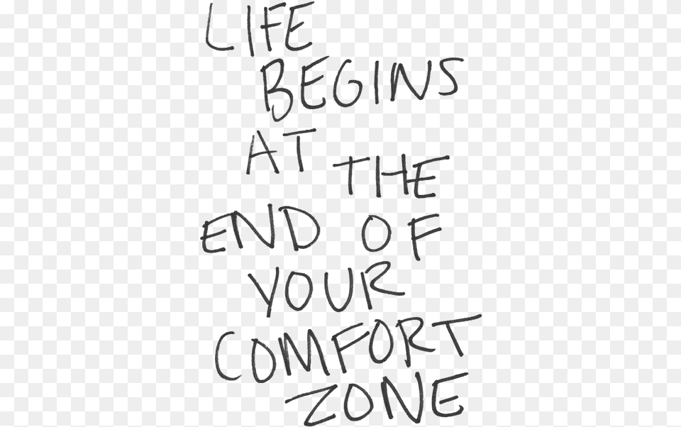 Relationships Love Quotes Teen Quote Teen Quotes These Your Comfort Zone Will Kill You, Blackboard, Text Free Png