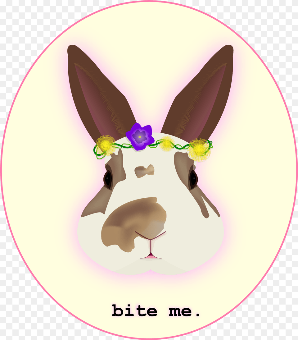 Relatively New To Illustrator Practiced The Pen Tool And Fictional Character, Animal, Mammal, Rabbit, Purple Free Png Download
