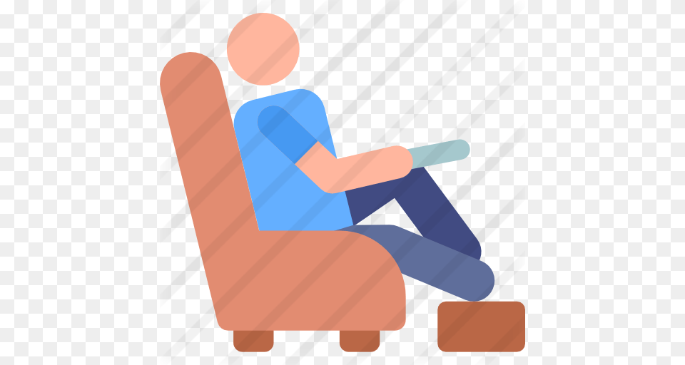 Relax, Person, Sitting, Chair, Furniture Free Transparent Png