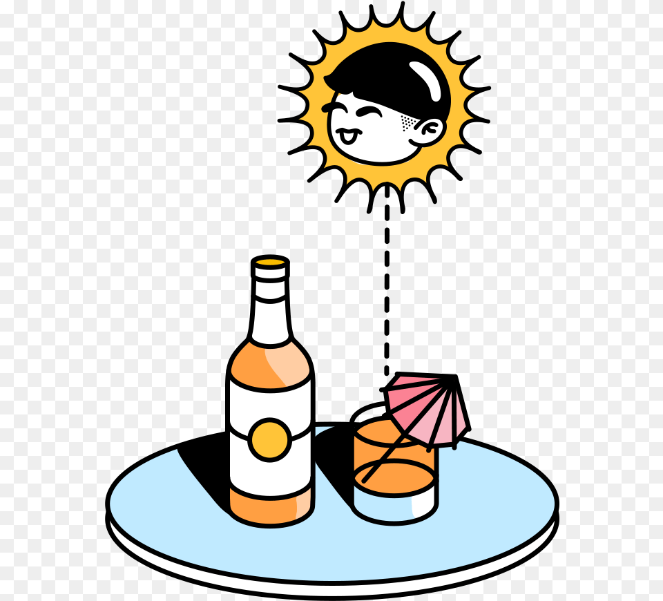 Relax While We Deliver Your Booze Directly To You Clipart, Alcohol, Beer, Beverage, Bottle Free Png