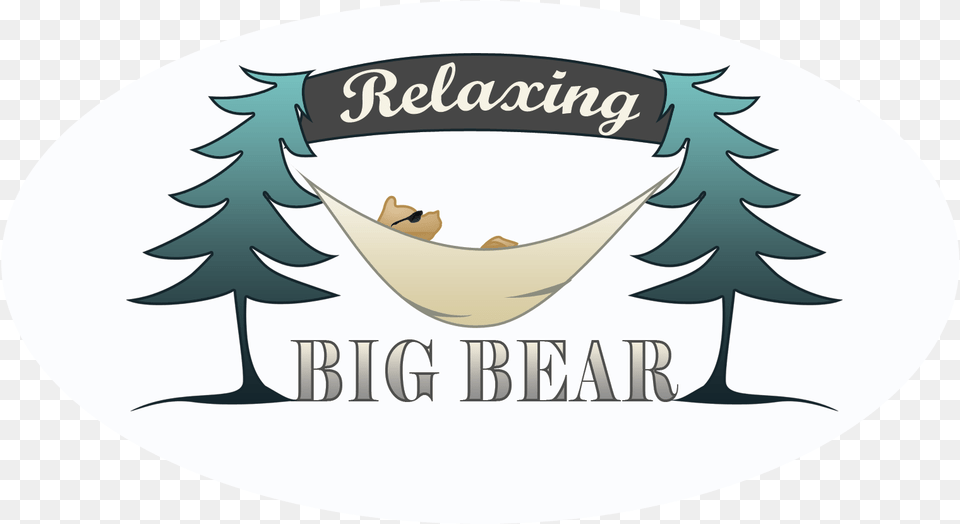 Relaxing Big Bear Label, Furniture, Animal, Fish, Sea Life Free Png Download