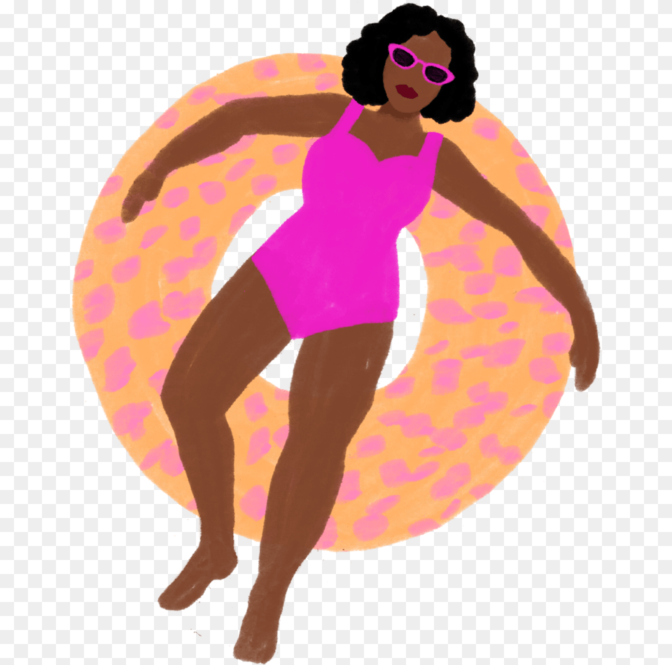 Relaxing Clipart Soothing Clipart Relaxing, Woman, Swimwear, Person, Female Free Png