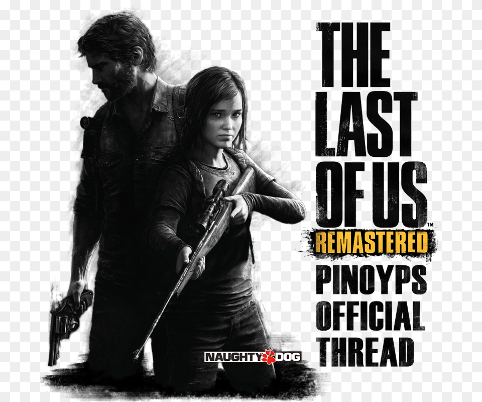 Release Last Of Us Remastered, Adult, Weapon, Poster, Person Png Image