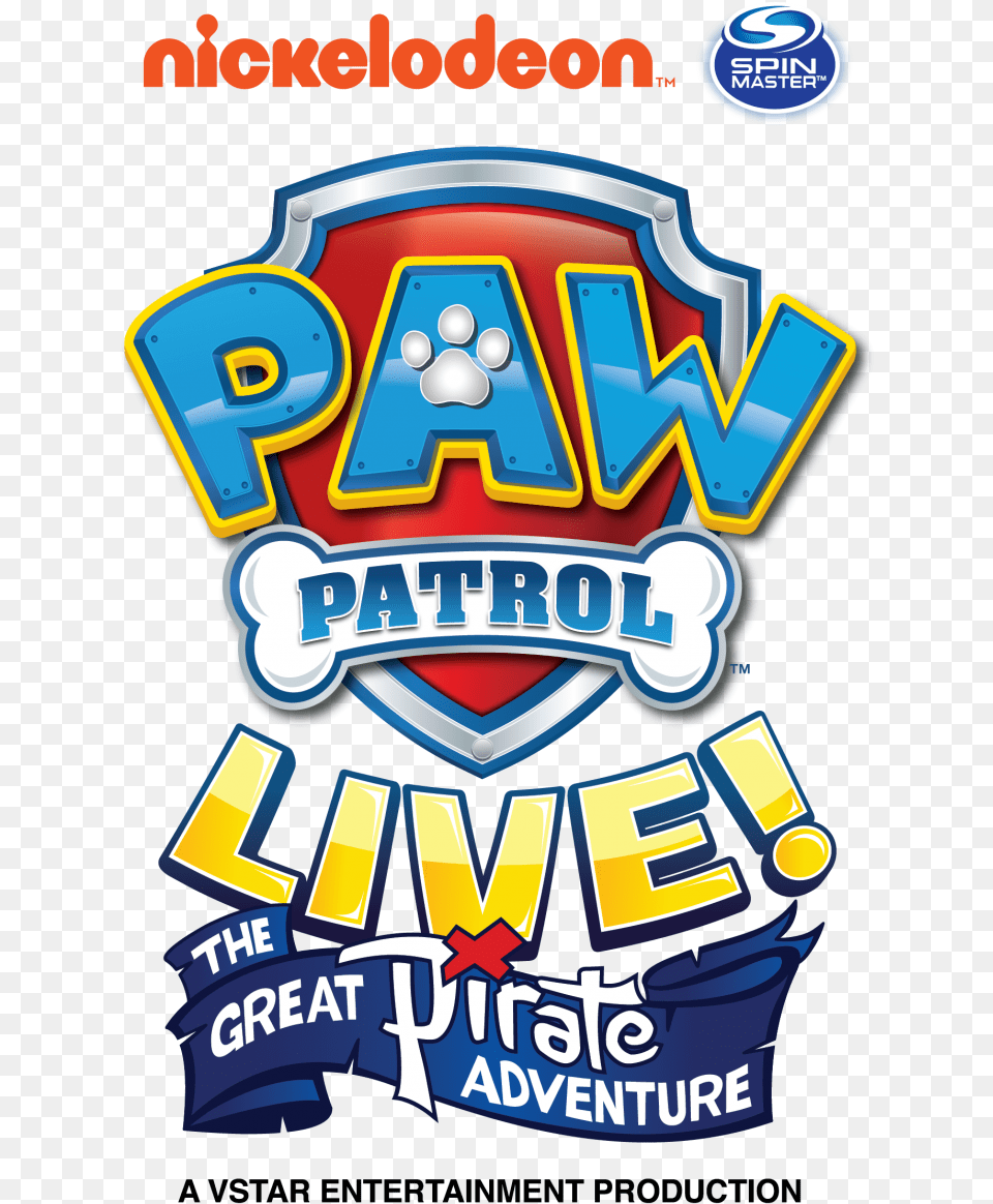 Release Logo Paw Patrol Live The Great Pirate Adventure Logo, Dynamite, Weapon Free Png Download