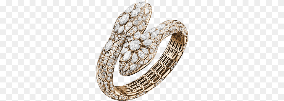 Relgio Secreto Serpenti Com Duas Em Ouro Rosa Bulgari, Accessories, Diamond, Gemstone, Jewelry Free Png