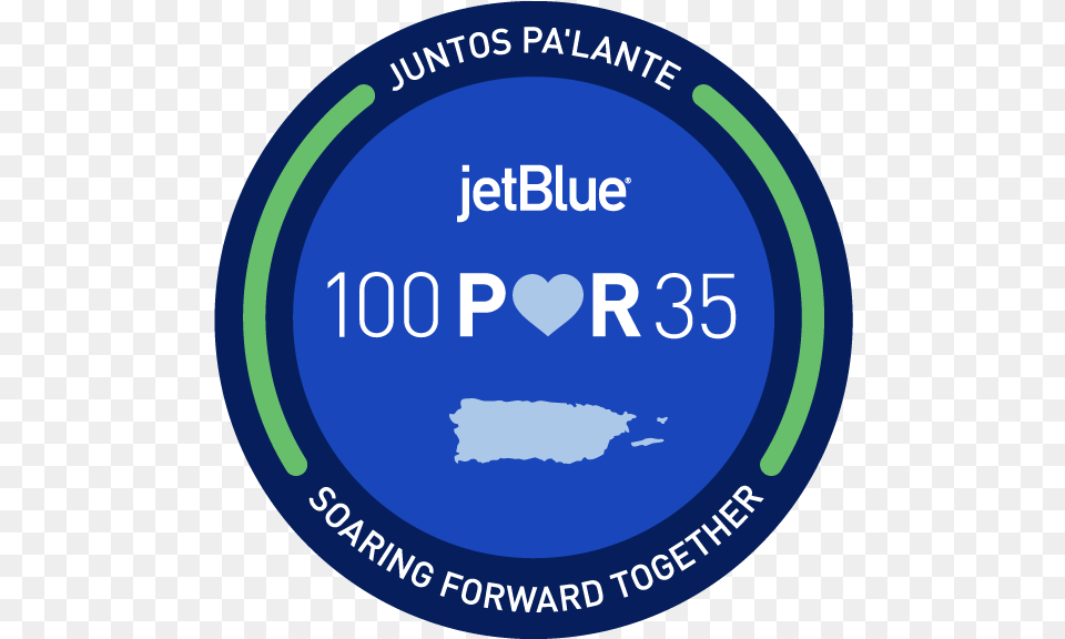 Relief Supplies Being Unloaded On A Jetblue Relief 6 Beach Ball Blue, Logo, Disk Free Transparent Png