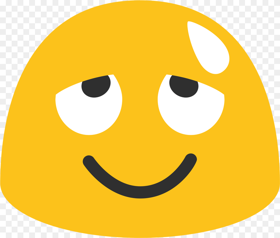 Relieved Emoji Relieved Emoji, Clothing, Hat, Cap, Astronomy Free Png Download