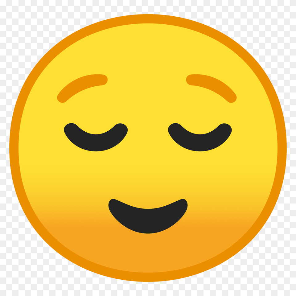 Relieved Face Emoji Clipart, Nature, Outdoors, Sky, Sun Png