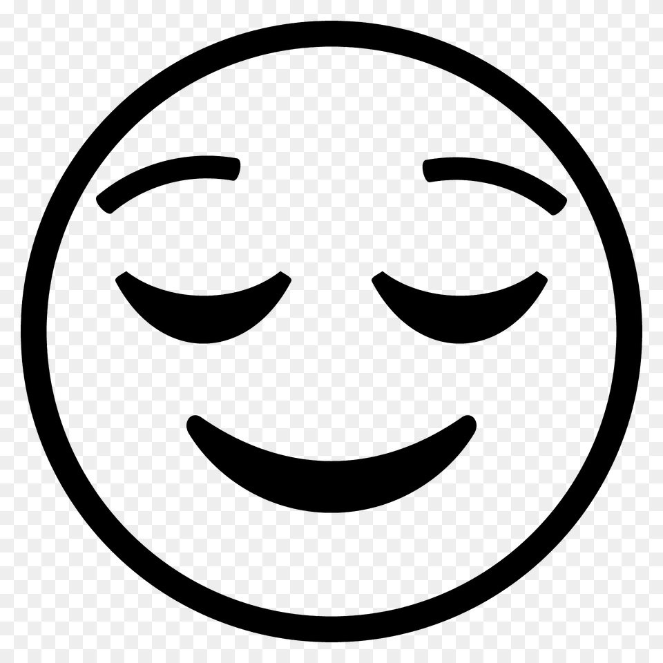 Relieved Face Emoji Clipart, Logo, Head, Person Png