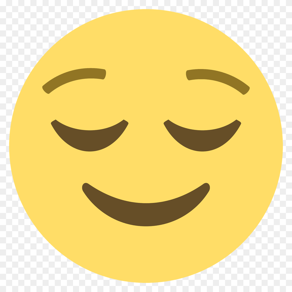 Relieved Face Emoji Clipart, Astronomy, Moon, Nature, Night Free Transparent Png