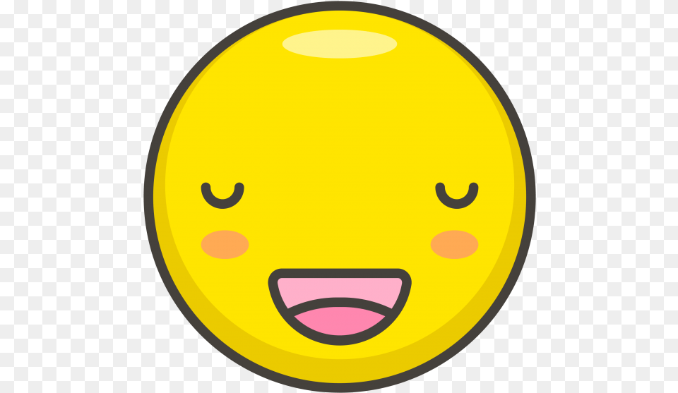 Relieved Face Emoji Icon Png Image