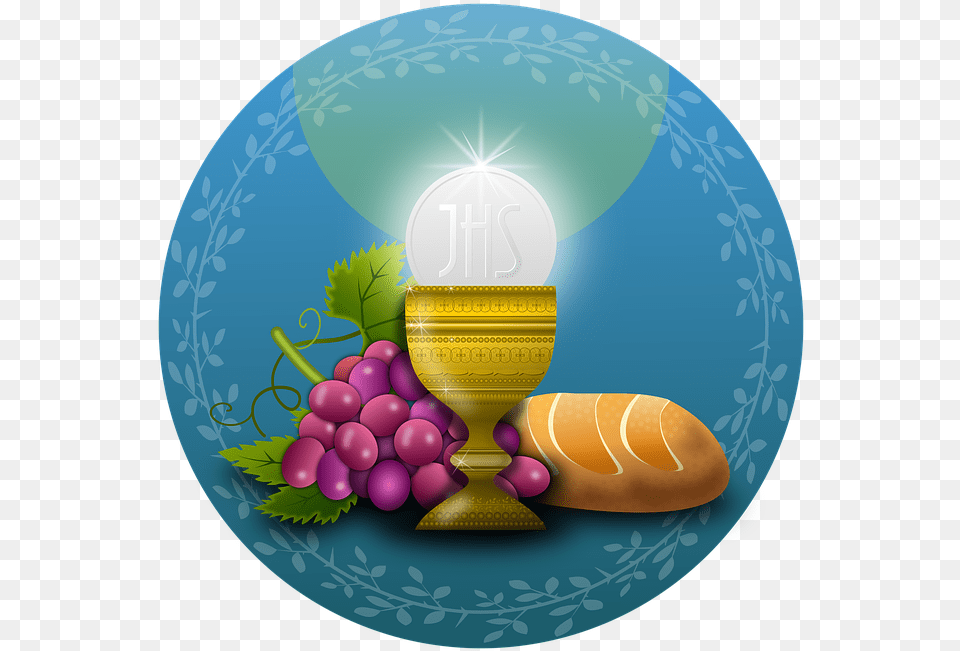 Religion Eucharist Eucharistic Chalice Grapes Body And Blood Of Jesus Christ, Light, Food, Fruit, Plant Free Png