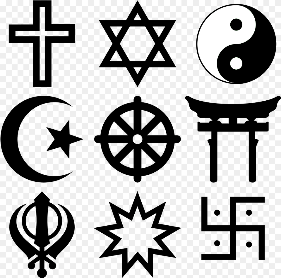 Religion Symbol Religious Symbols No Background, Text Png