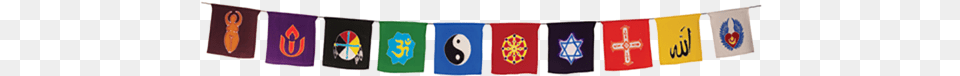 Religions Flags Banner, Text Png