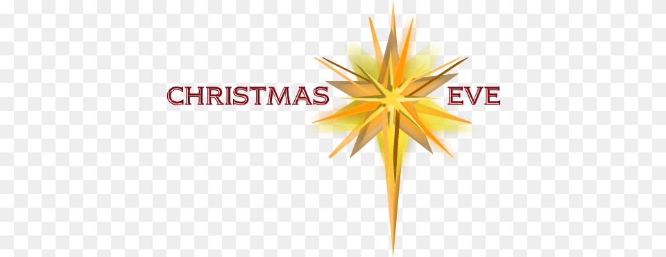 Religious Christmas Eve Graphic Design, Symbol, Star Symbol, Cross Free Transparent Png