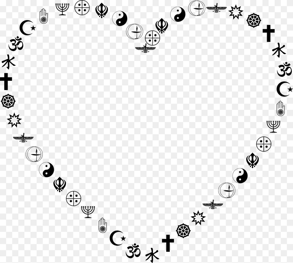 Religious Heart Clip Arts Central Sikh Gurdwara Board, Gray Free Png