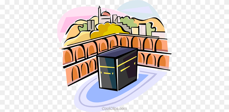 Religious Holidays Arab Region Kaabah Royalty Vector Clip Art, Treasure, Cabinet, Furniture Free Png Download
