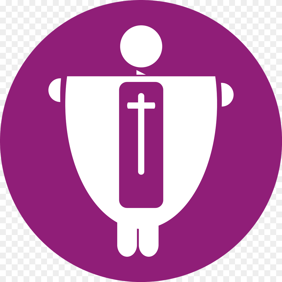 Religious Signs Clipart, Purple, Electrical Device, Microphone, Stencil Free Png Download