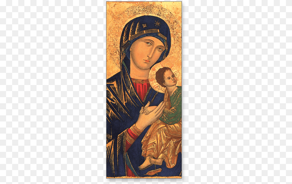 Religious Vector Mother Perpetual Help Graphic Library Our Lady Of Perpetual Help, Art, Painting, Adult, Female Png Image