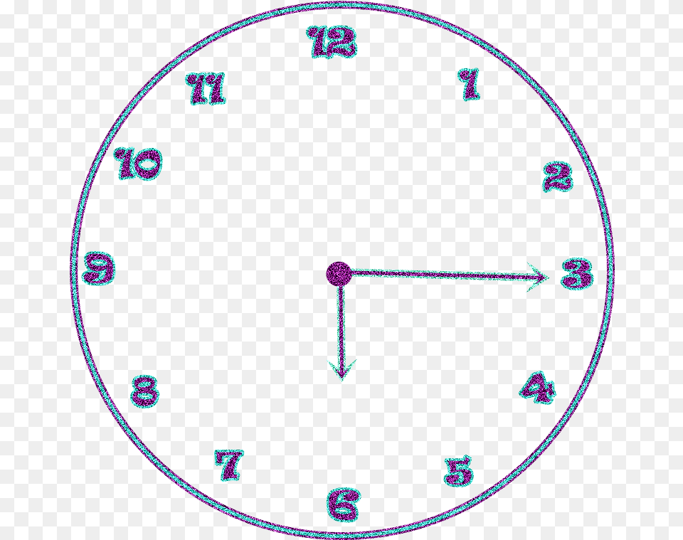 Reloj By Javiandrea Clockwise And Anticlockwise Diagram, Analog Clock, Clock, Disk Free Png Download